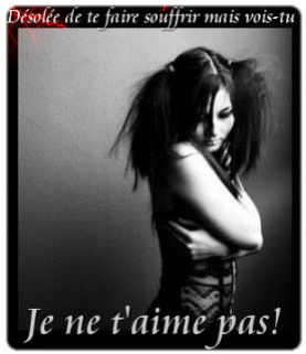 sache kun regar ou un sourir ne signifi rien a mes yeux!!